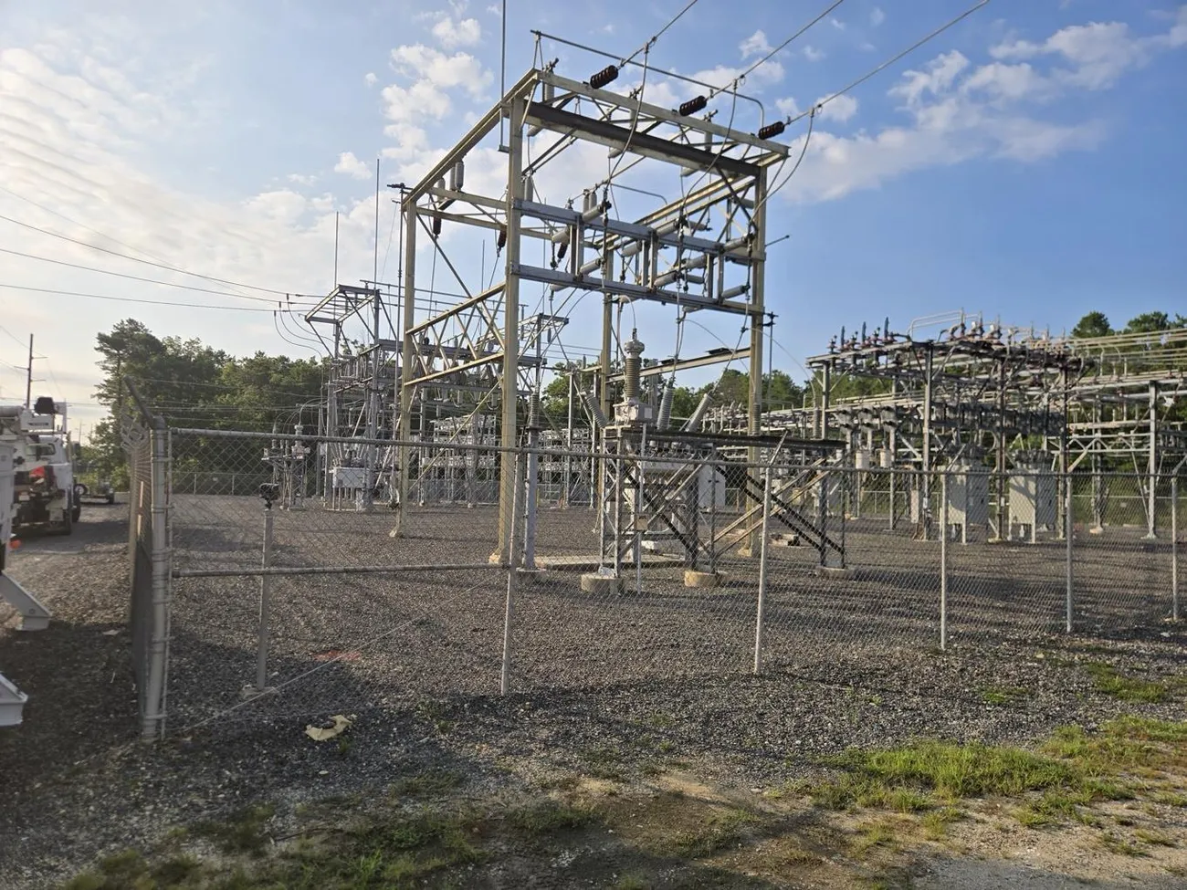 Atlantic City Electric substation viewed from Prague Avenue